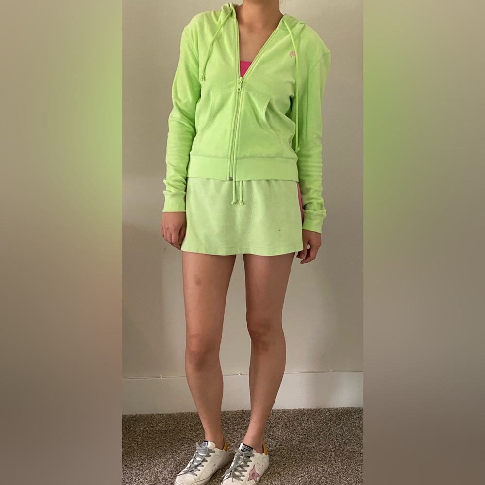 Lilly Pulitzer Casual/Tennis outfit with hoodie and skirt. Excellent condition.